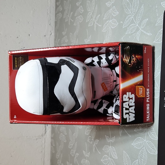 StarWars The Force Awakens Stormtrooper Talking Plushie - Picture 1 of 5